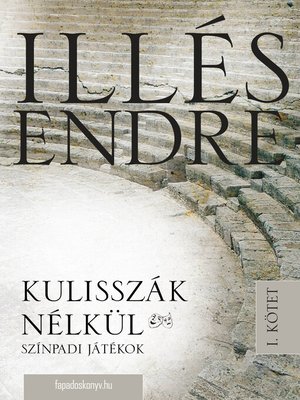 cover image of Kulisszák nélkül I. kötet